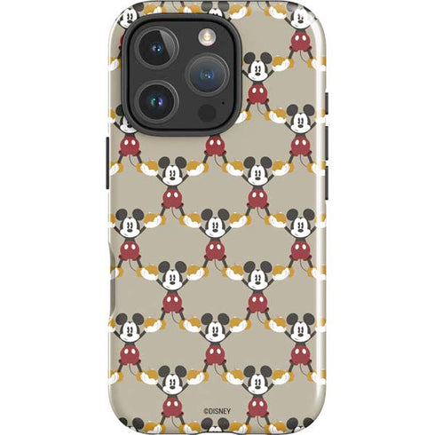 Disney Mickey Mouse Pattern Formation iPhone 16 Pro Impact Case